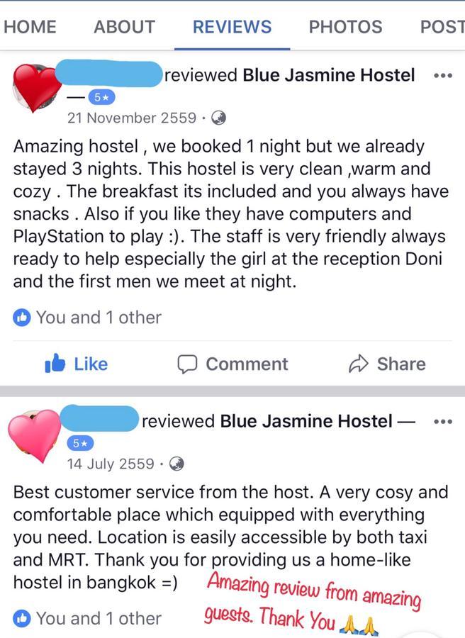 Blue Jasmine Hostel Bangkok Zewnętrze zdjęcie